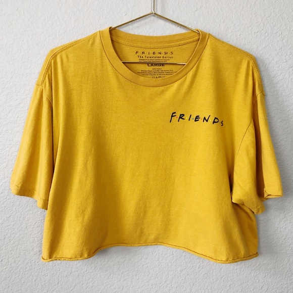 Friends Tops - Friends Central Perk Memorabilia Cropped Tee